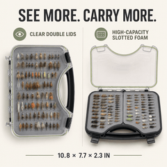 Raprance Boat Box for Streamers Waterproof Fly Box for Saltwater Flies Fly Fishing