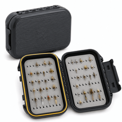 Raprance Waterproof Fly Box for Fly Fishing Double Sided Foam Insert