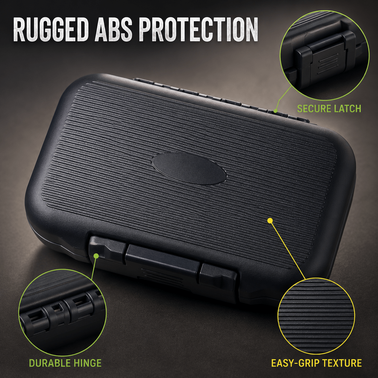Raprance Waterproof Fly Box for Fly Fishing Double Sided Foam Insert