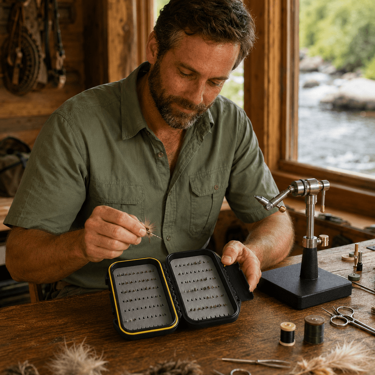 Raprance Waterproof Fly Box for Fly Fishing Double Sided Foam Insert