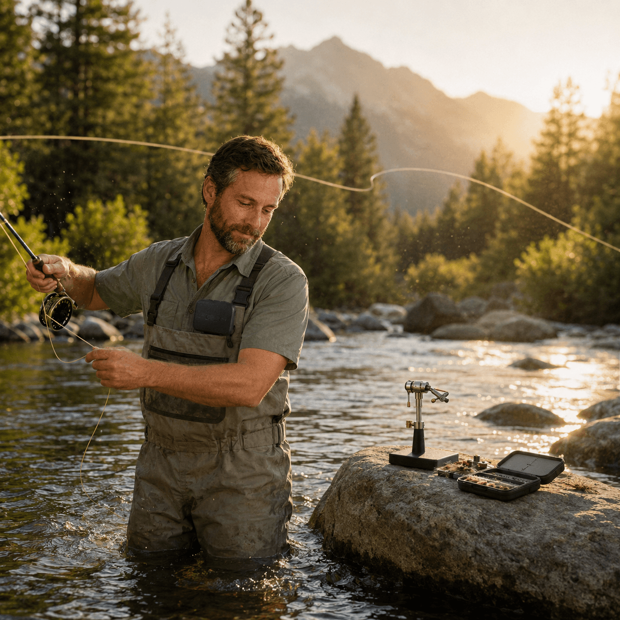 Raprance Waterproof Fly Box for Fly Fishing Double Sided Foam Insert