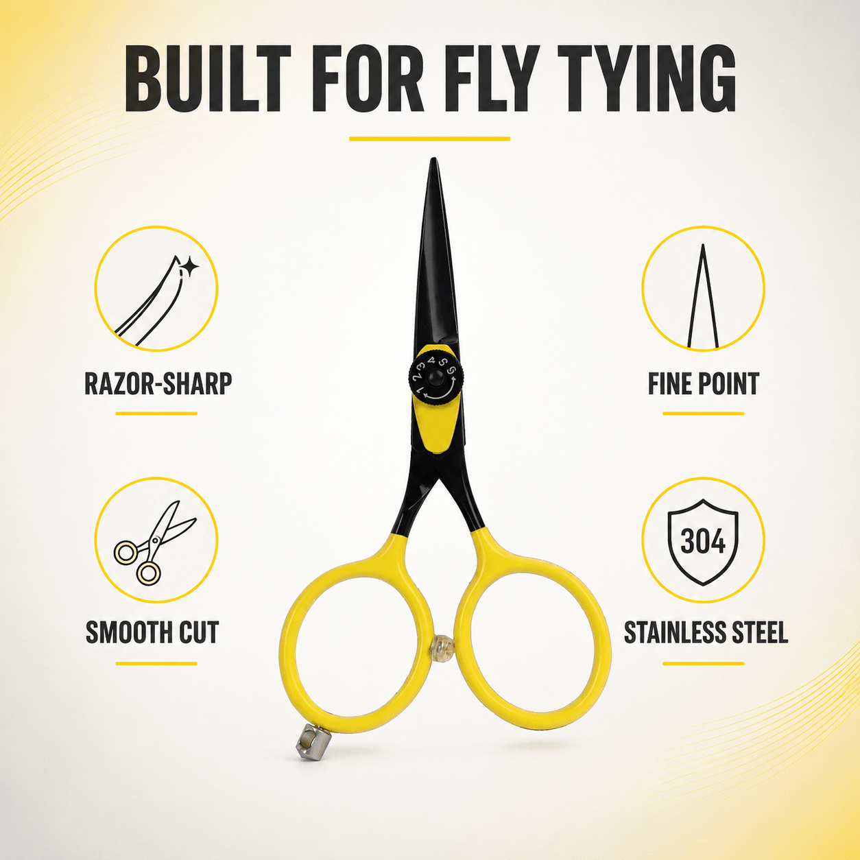 Raprance Fly Tying Razor Scissor 4inch