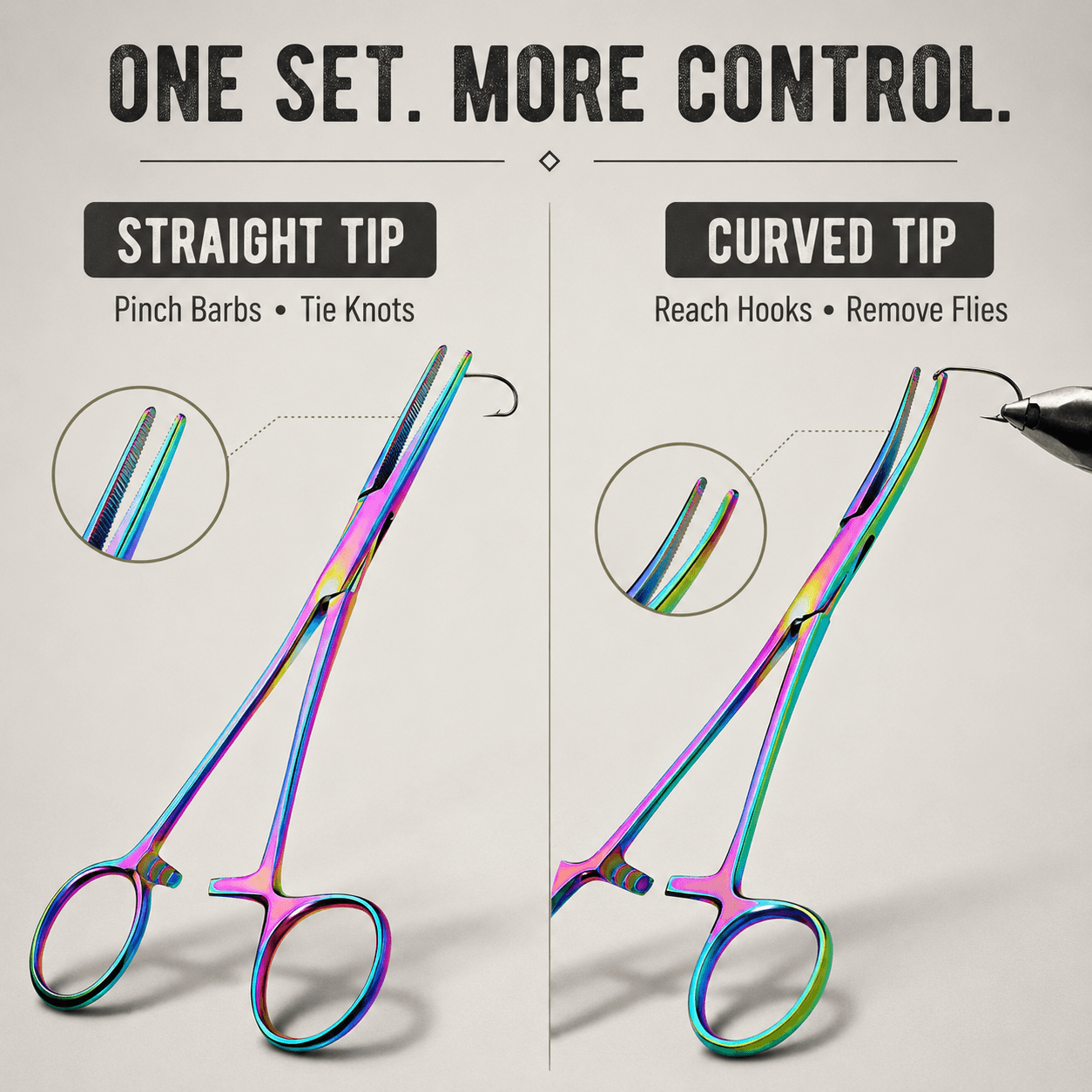 Raprance Hemostat Forceps Curved Straight, Piercing Pliers,Colorful | Stainless Steel Set For Fishing , Piercing , Nurses, Includes Straight And Curved Pliers, Gauze And Suture Removal Scissors