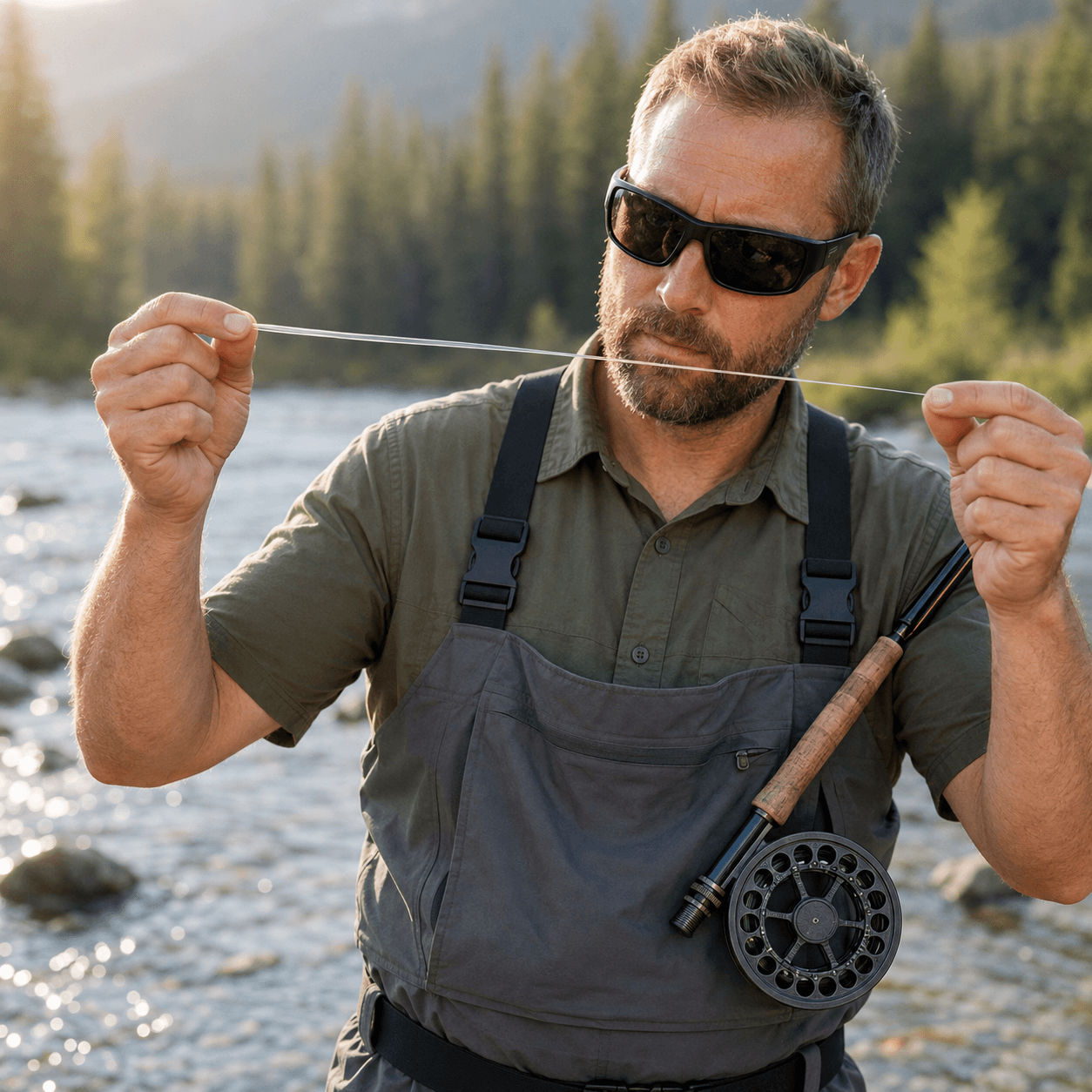 Raprance fly Fishing Leader with Pre-Tied Loop, Tapered Fly Line Leader, Nylon, Clear, 6 Pack, 7.5FT, 9FT, 12FT, 0X 1X 2X 3X 4X 5X 6X 7X