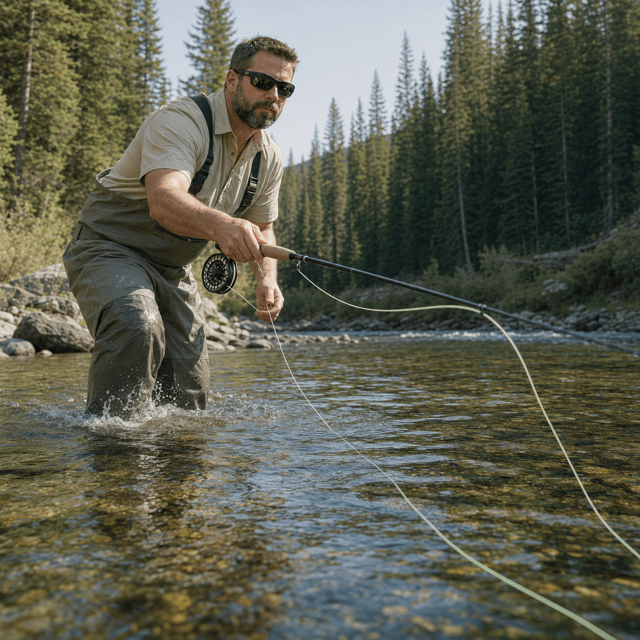 Raprance Double Taper Floating Fly Fishing Line: 2-8F, 100 ft