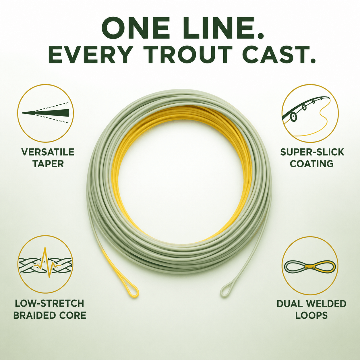 Raprance Gold Fly Line