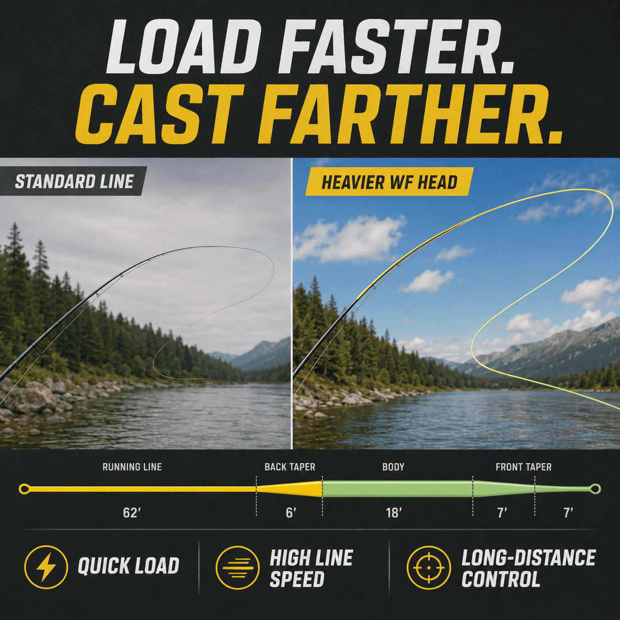 Raprance Grand Weight Forward Floating Line