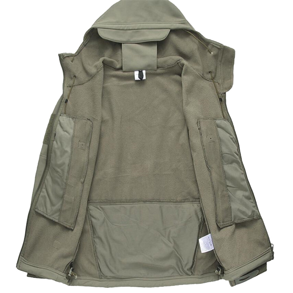 Raprance Soft Shell Waterproof & Windproof Fleece Hooded Jacket