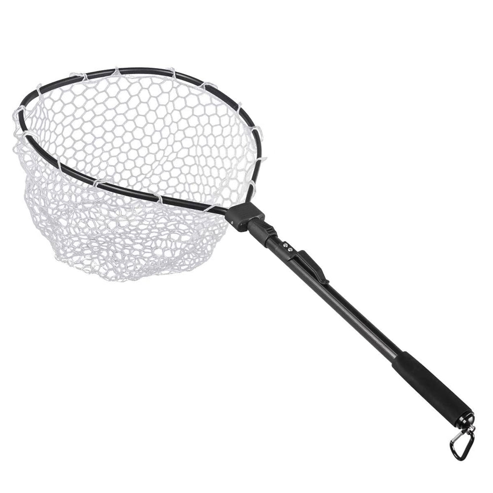 aluminum fly fishing nets Fiblink Folding Landing Net Fish Net with Extending T fiblink The frame is lightweight but durable for lasting use SUNMME Foldable and Retractable Fishing