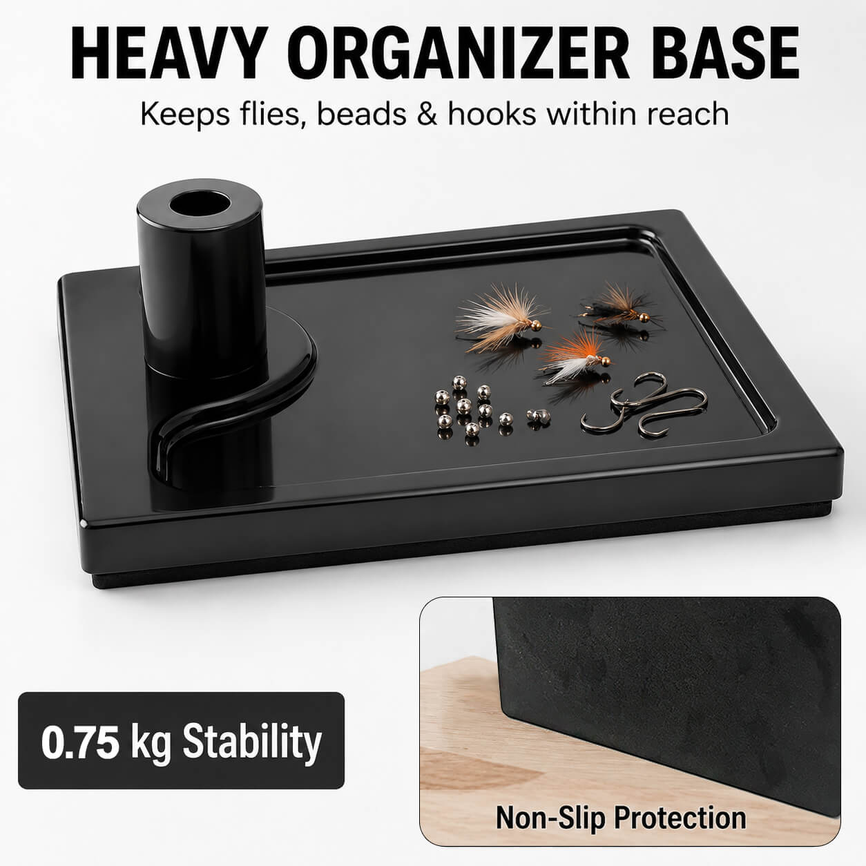 Raprance Fly Tying Vise with Portable Travel Case
