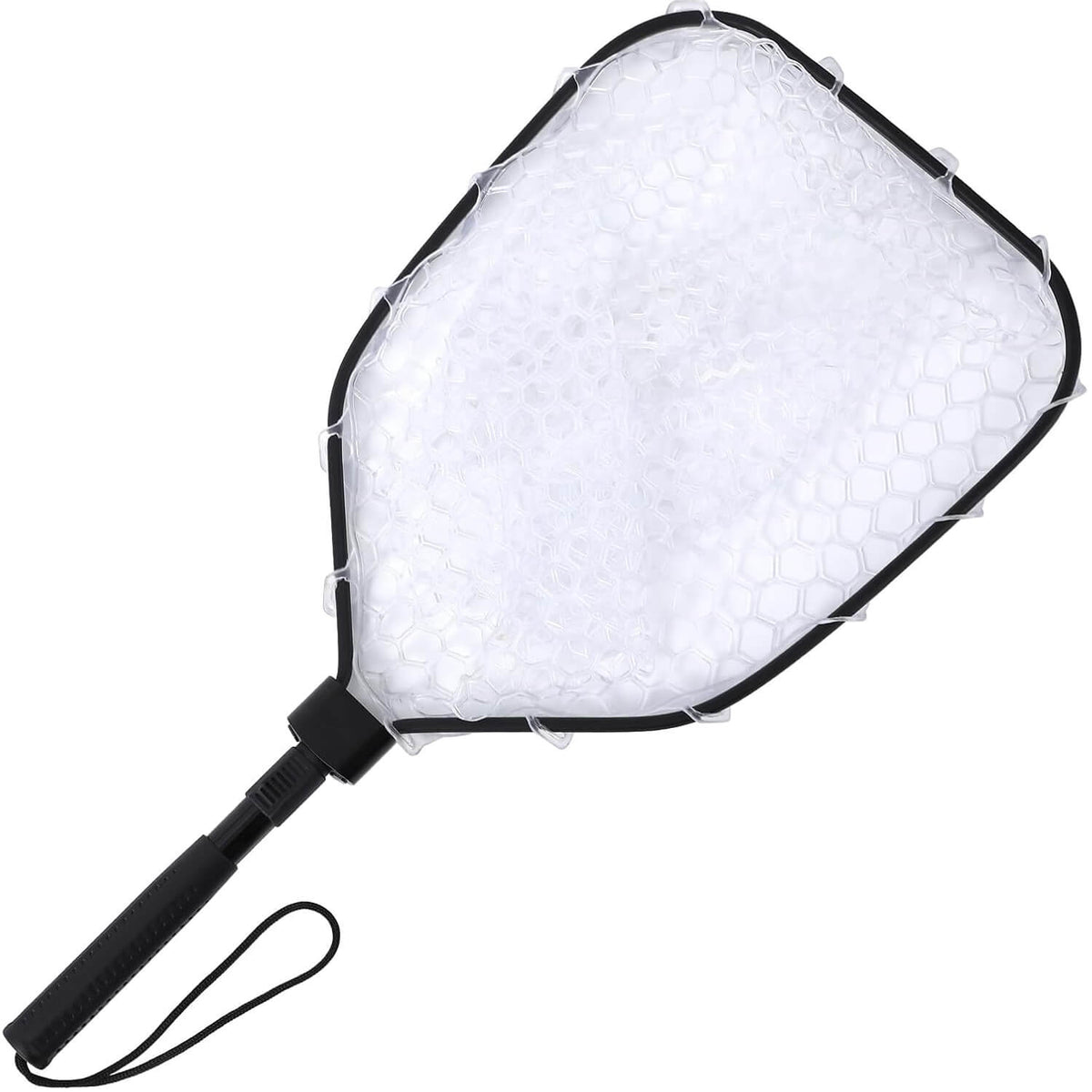 Raprance Foldable Rubber Fishing Landing Net