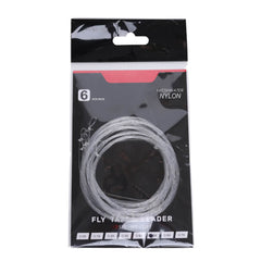 Raprance fly Fishing Leader with Pre-Tied Loop, Tapered Fly Line Leader, Nylon, Clear, 6 Pack, 7.5FT, 9FT, 12FT, 0X 1X 2X 3X 4X 5X 6X 7X