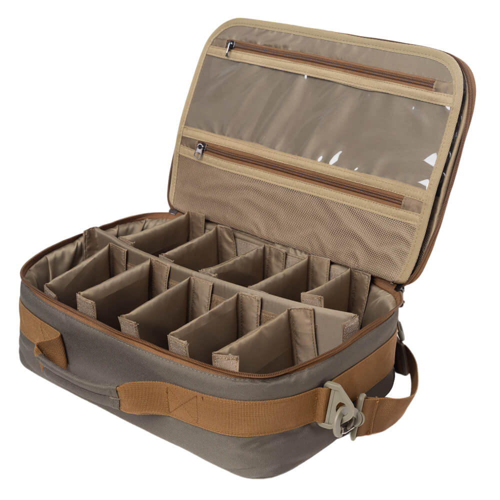 Ussuris Fishing Reel case, Adjustable Leaf Tackle Storage Excellent for All Type Fishing Reels, Blue