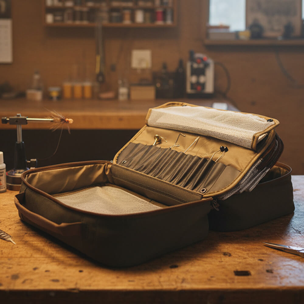 Raprance Fly Tying Kit | Fly Tying Storage | Fly Tying Travel Case | Fly Tying Organizer