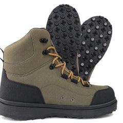 Ussuris Outdoors mens Deep Eddy Cleated Rubber Sole Wading Boots