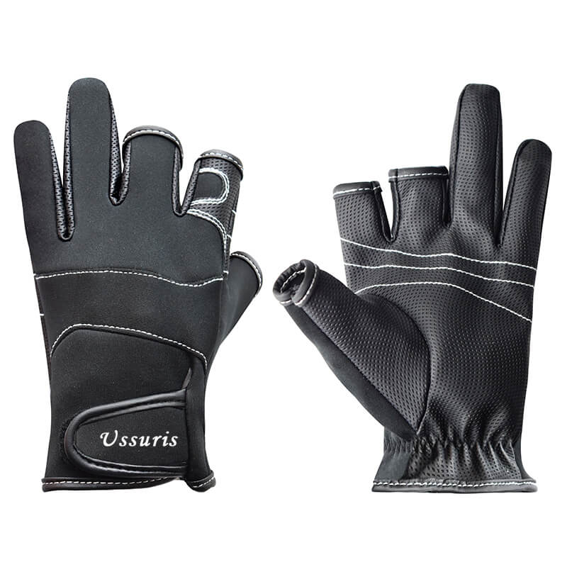 Ussuris Cut 3 Fingers Gloves For Fishing Hunting Tactial Outdoors
