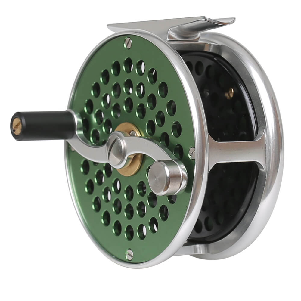 a fly fishing reel Raprance Vintage Classic Fly Fishing Reel Green 3.5" FOR #7 TO #9 Line WT