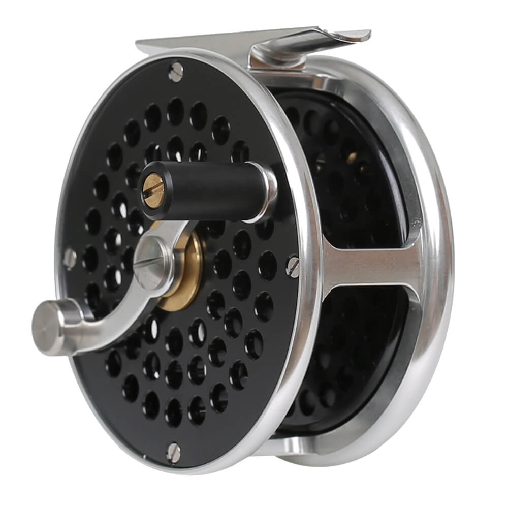 Kylebooker Fr03 Classic Fly Reel For #3 to #9 Line Weight, Size: 3/4, Black