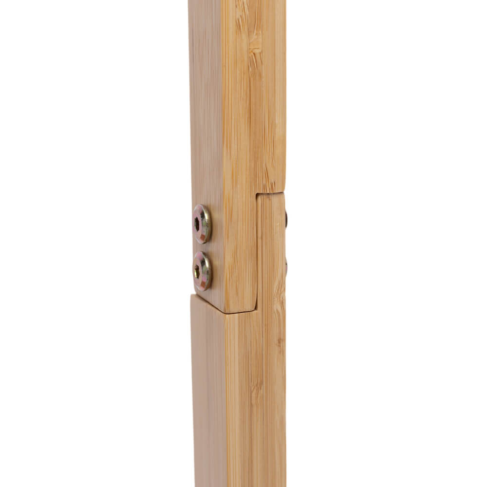 Raprance Fishing Rod Storage Racks, 100% Bamboo Floor Stand Fishing Pole Holders for Garage of 8 Rods or Combos