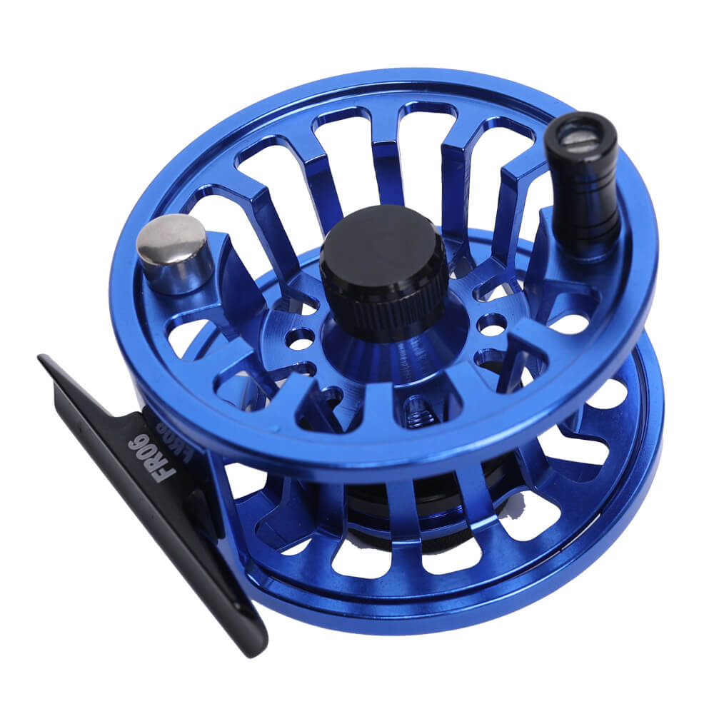 Raprance Fly Reel Fly Fishing Reel Large Arbor 2+1 BB With CNC-Machined Aluminum Alloy Body And Spool In Fly Reel 5/6 Weight