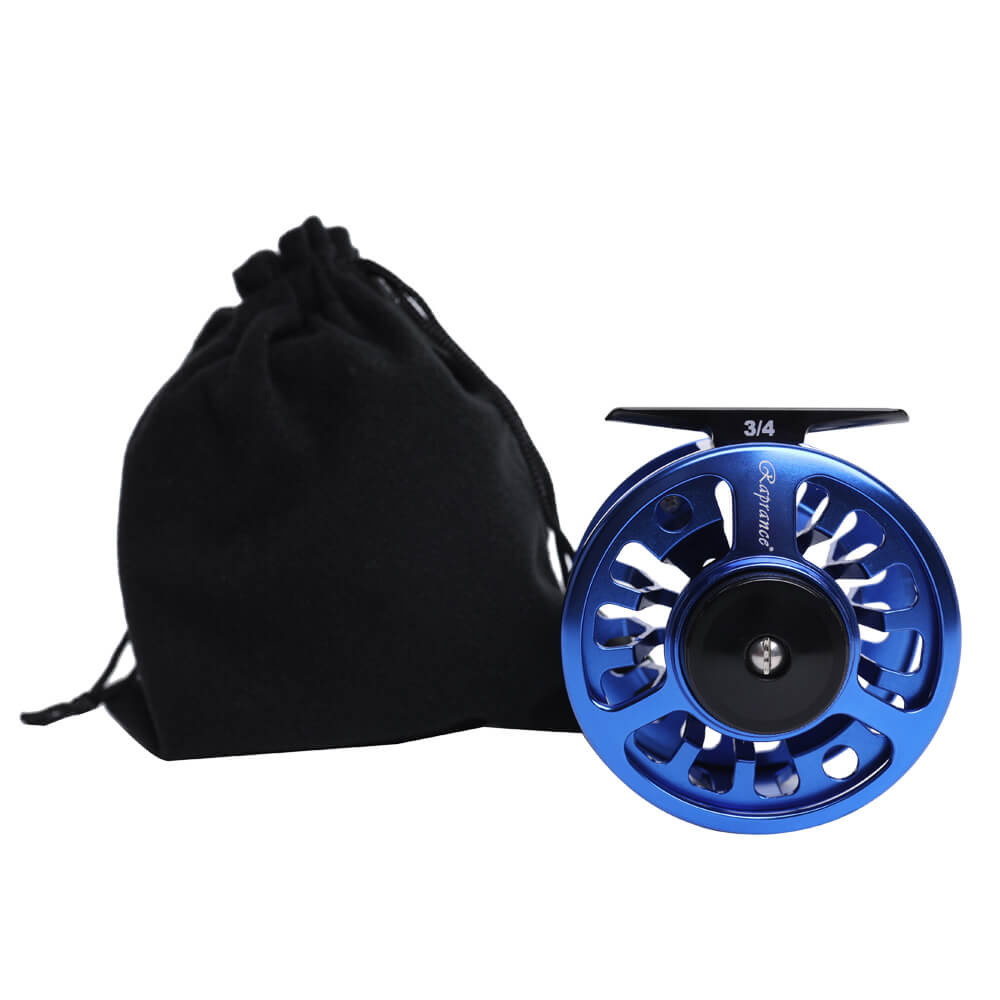 cnc machined aluminum fly reel Raprance Fly Reel Fly Fishing Reel Large Arbor 2+1 BB With CNC-Machined Aluminum Alloy Body And Spool In Fly Reel 5/6 Weight