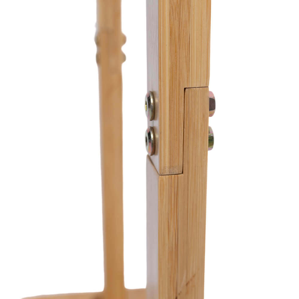 Raprance Fishing Rod Storage Racks, 100% Bamboo Floor Stand Fishing Pole Holders for Garage of 14 Rods or Combos