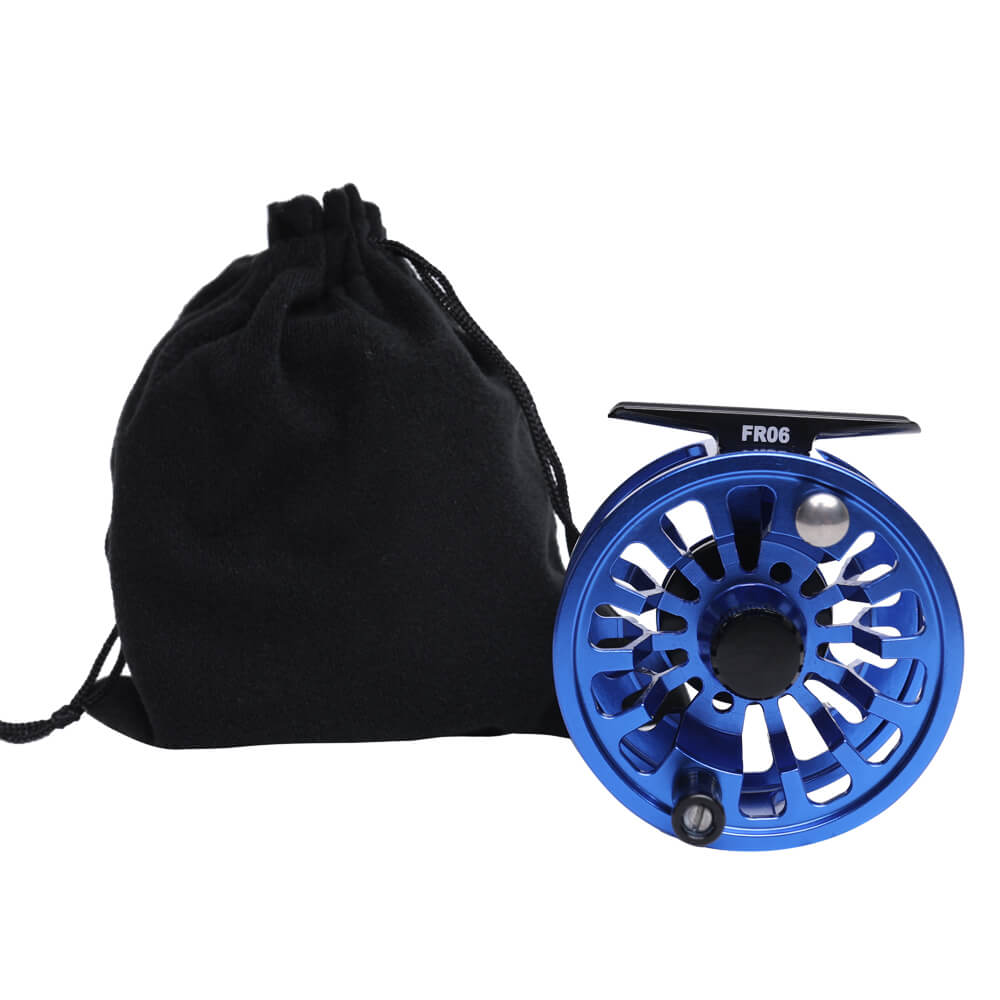 cheap cnc machined fly reel Raprance Fly Reel Fly Fishing Reel Large Arbor 2+1 BB With CNC-Machined Aluminum Alloy Body And Spool In Fly Reel 5/6 Weight