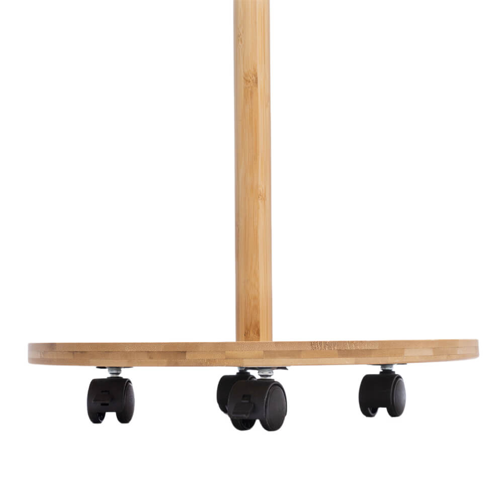 Raprance Round 15 Fishing Rod Storage Rack - Features Traditional Handcrafted Bamboo Post - No Tool Assembly, Bamboo