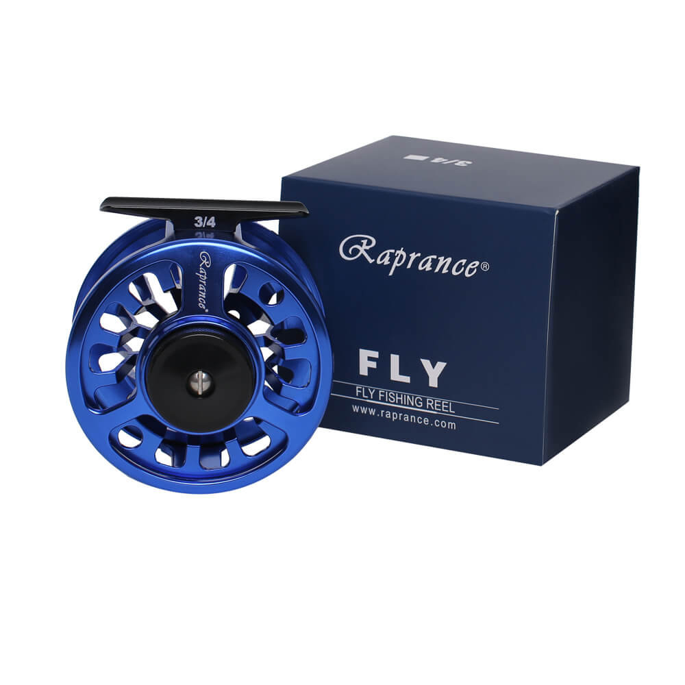 Raprance Fly Reel Fly Fishing Reel Large Arbor 2+1 BB With CNC-Machined Aluminum Alloy Body And Spool In Fly Reel